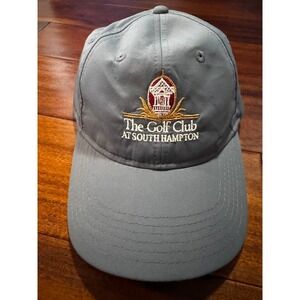 TaylorMade Golf Cap Mens OSFM Grey Excellent South Hampton Golf Club Hat